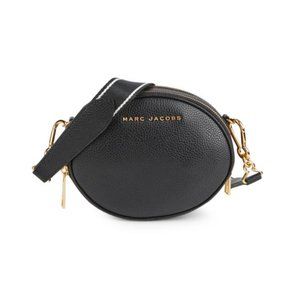 Rewind Oval Leather Crossbody